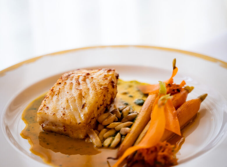 Turbot doré - menu déjeuner Benoit Paris