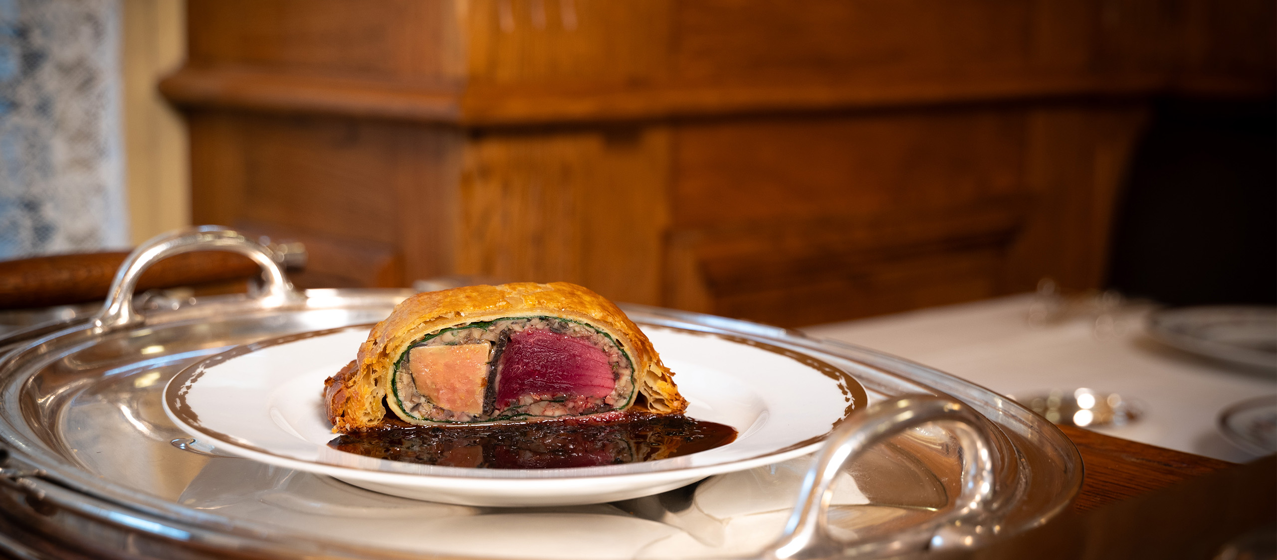 Bœuf Wellington, menu de fête Benoit Paris